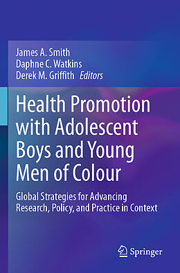 Couverture cartonnée Health Promotion with Adolescent Boys and Young Men of Colour de 