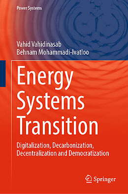 Livre Relié Energy Systems Transition de Behnam Mohammadi-Ivatloo, Vahid Vahidinasab