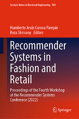 Livre Relié Recommender Systems in Fashion and Retail de 