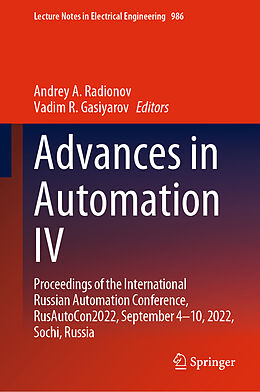 Livre Relié Advances in Automation IV de 