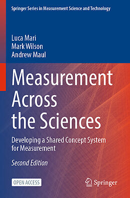 Couverture cartonnée Measurement Across the Sciences de Luca Mari, Andrew Maul, Mark Wilson