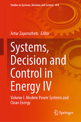 Livre Relié Systems, Decision and Control in Energy IV de 