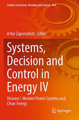 Couverture cartonnée Systems, Decision and Control in Energy IV de 