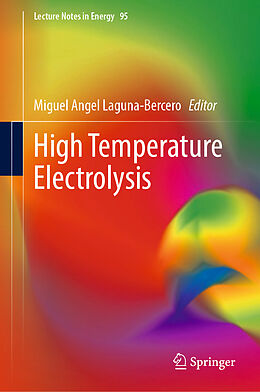 Livre Relié High Temperature Electrolysis de 