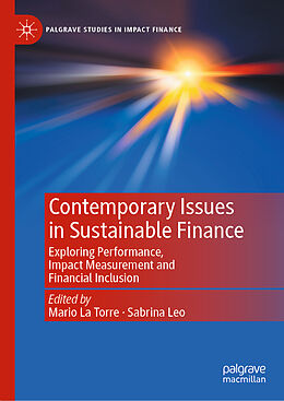 Livre Relié Contemporary Issues in Sustainable Finance de 