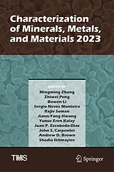 eBook (pdf) Characterization of Minerals, Metals, and Materials 2023 de 