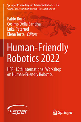 Couverture cartonnée Human-Friendly Robotics 2022 de 