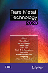 Livre Relié Rare Metal Technology 2023 de 