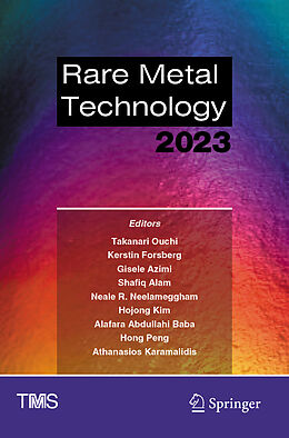 Couverture cartonnée Rare Metal Technology 2023 de 