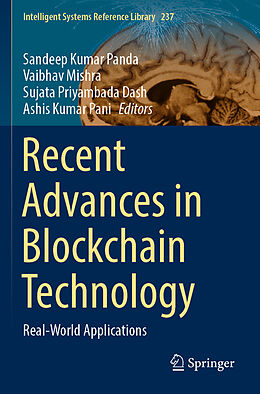 Couverture cartonnée Recent Advances in Blockchain Technology de 