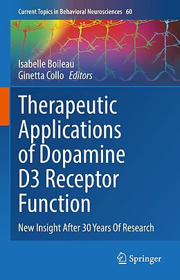 E-Book (pdf) Therapeutic Applications of Dopamine D3 Receptor Function von 