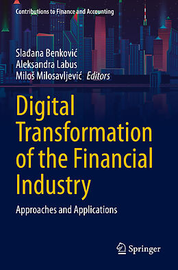 Couverture cartonnée Digital Transformation of the Financial Industry de 