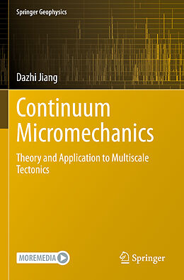 Kartonierter Einband Continuum Micromechanics von Dazhi Jiang