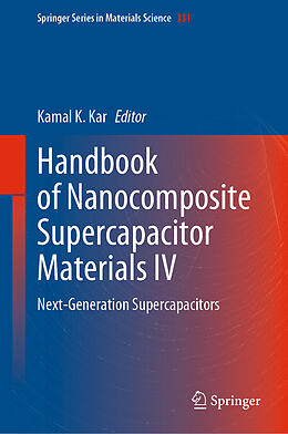 Fester Einband Handbook of Nanocomposite Supercapacitor Materials IV von 