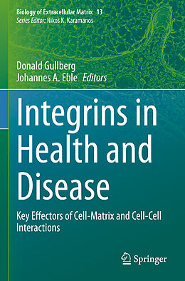 Couverture cartonnée Integrins in Health and Disease de 