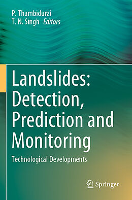 Couverture cartonnée Landslides: Detection, Prediction and Monitoring de 