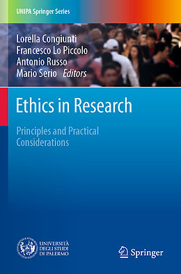 Couverture cartonnée Ethics in Research de 