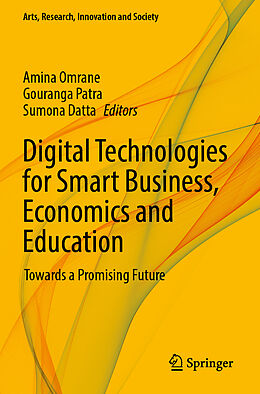 Couverture cartonnée Digital Technologies for Smart Business, Economics and Education de 