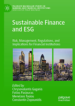 Couverture cartonnée Sustainable Finance and ESG de 