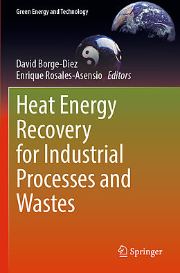 Couverture cartonnée Heat Energy Recovery for Industrial Processes and Wastes de 