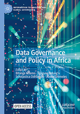 Kartonierter Einband Data Governance and Policy in Africa von 