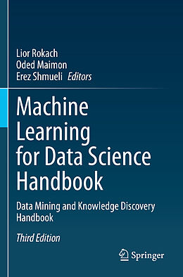 Couverture cartonnée Machine Learning for Data Science Handbook de 