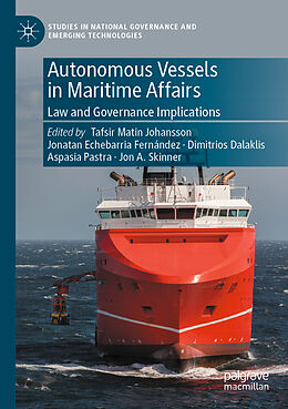 Couverture cartonnée Autonomous Vessels in Maritime Affairs de 