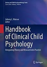 Fester Einband Handbook of Clinical Child Psychology von