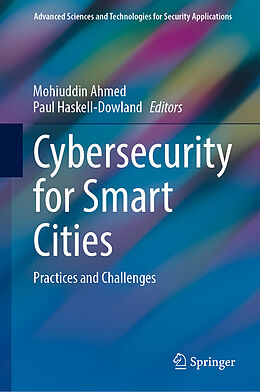 Livre Relié Cybersecurity for Smart Cities de 