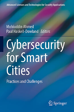 Couverture cartonnée Cybersecurity for Smart Cities de 