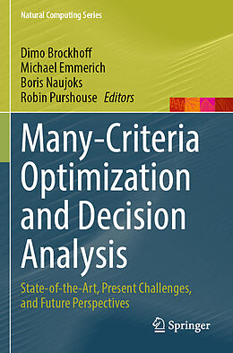 Couverture cartonnée Many-Criteria Optimization and Decision Analysis de 