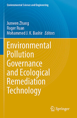 Couverture cartonnée Environmental Pollution Governance and Ecological Remediation Technology de 