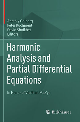 Couverture cartonnée Harmonic Analysis and Partial Differential Equations de 