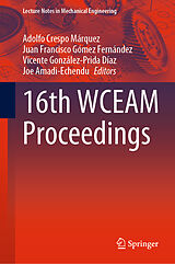 eBook (pdf) 16th WCEAM Proceedings de 