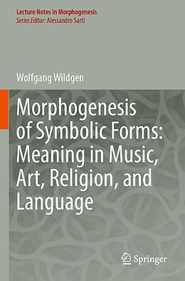 Couverture cartonnée Morphogenesis of Symbolic Forms: Meaning in Music, Art, Religion, and Language de Wolfgang Wildgen