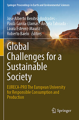 Couverture cartonnée Global Challenges for a Sustainable Society de 