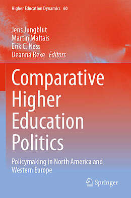 Couverture cartonnée Comparative Higher Education Politics de 