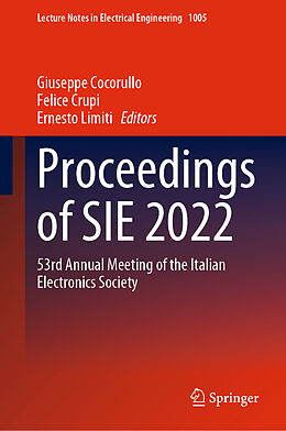 Livre Relié Proceedings of SIE 2022 de 