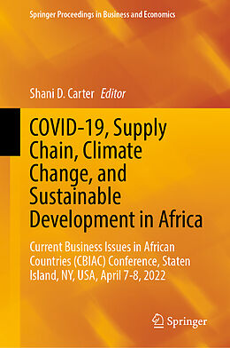 Livre Relié COVID-19, Supply Chain, Climate Change, and Sustainable Development in Africa de 