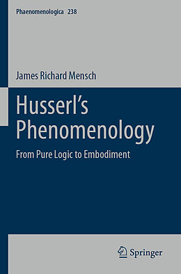 Couverture cartonnée Husserl s Phenomenology de James Richard Mensch