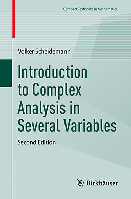 Couverture cartonnée Introduction to Complex Analysis in Several Variables de Volker Scheidemann