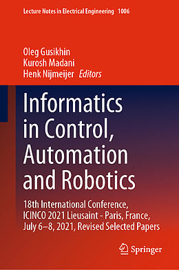 Livre Relié Informatics in Control, Automation and Robotics de 