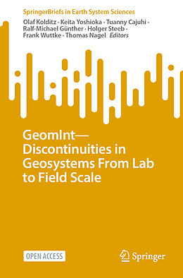 Couverture cartonnée GeomInt Discontinuities in Geosystems From Lab to Field Scale de 