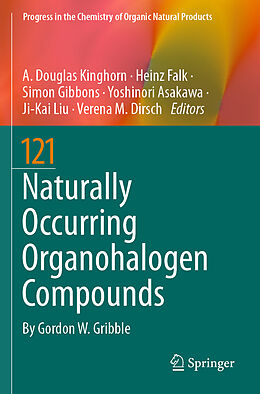 Couverture cartonnée Naturally Occurring Organohalogen Compounds de 