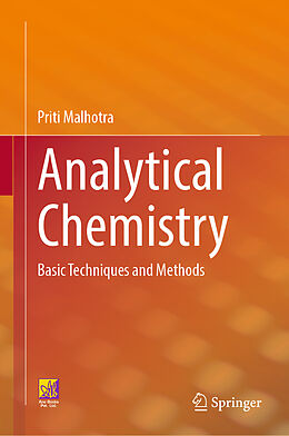 Livre Relié Analytical Chemistry de Priti Malhotra