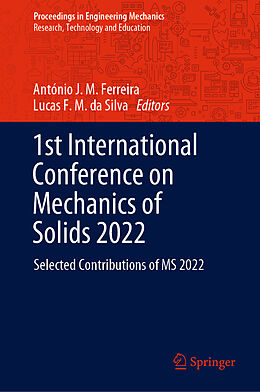 Livre Relié 1st International Conference on Mechanics of Solids 2022 de 