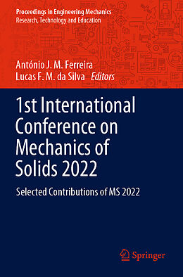 Couverture cartonnée 1st International Conference on Mechanics of Solids 2022 de 
