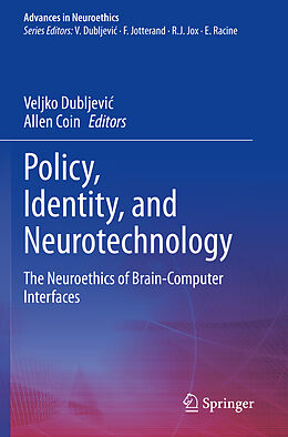 Kartonierter Einband Policy, Identity, and Neurotechnology von 