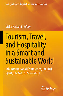 Couverture cartonnée Tourism, Travel, and Hospitality in a Smart and Sustainable World de 