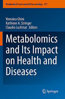 Couverture cartonnée Metabolomics and Its Impact on Health and Diseases de 